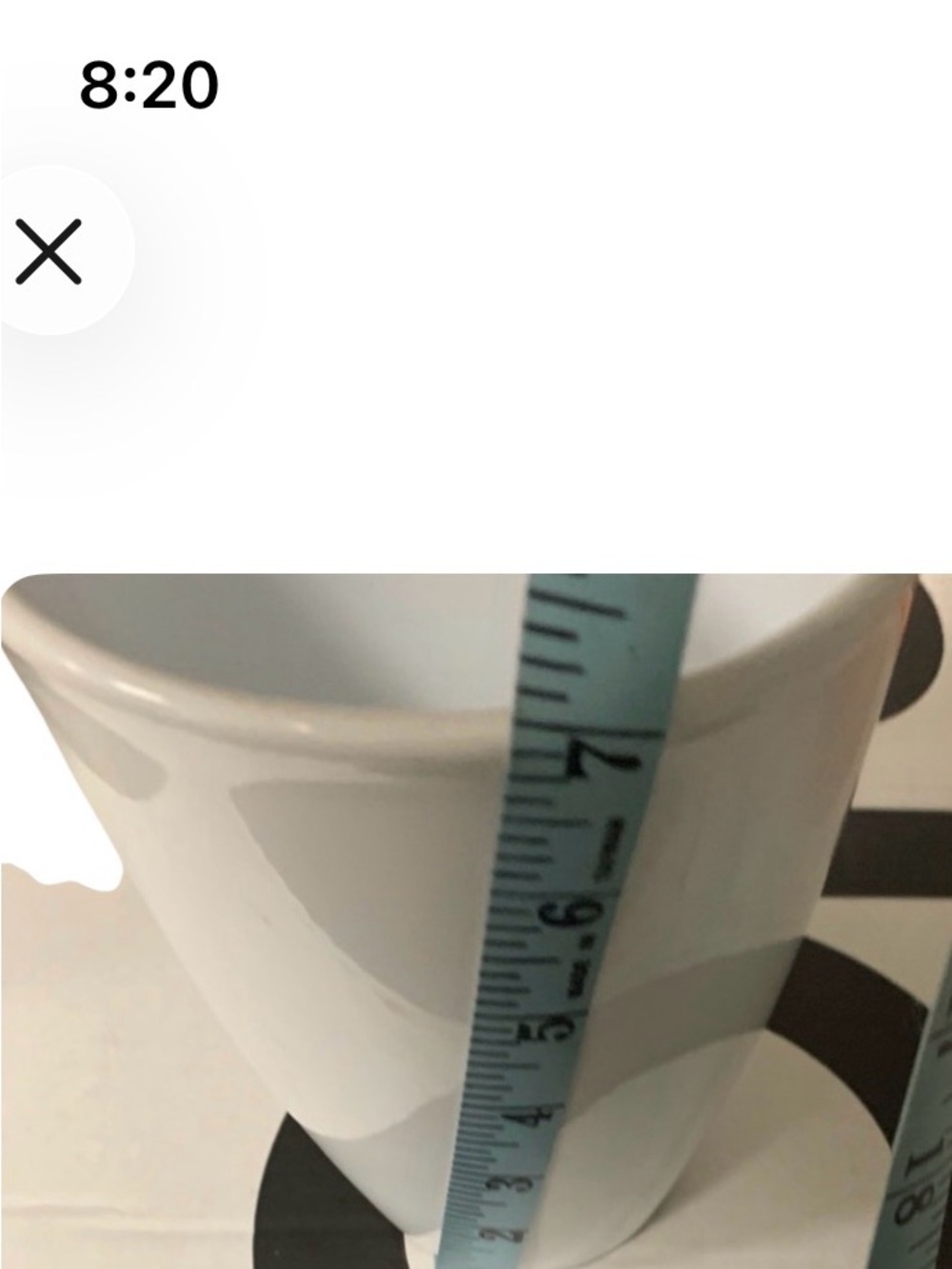 White Ceramic Pot - Picture 7 of 9